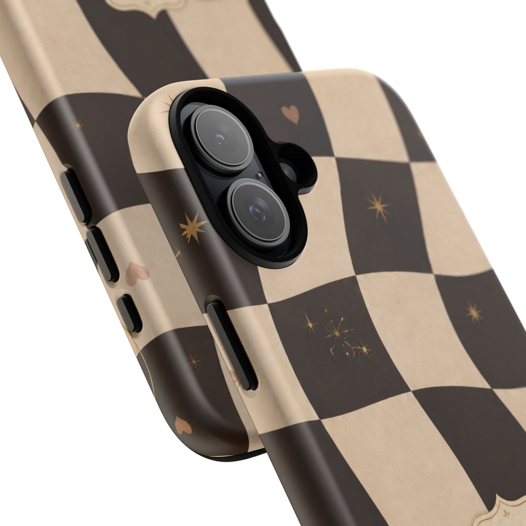 Favor Looks Good on Me Vintage Checkerboard Phone Case