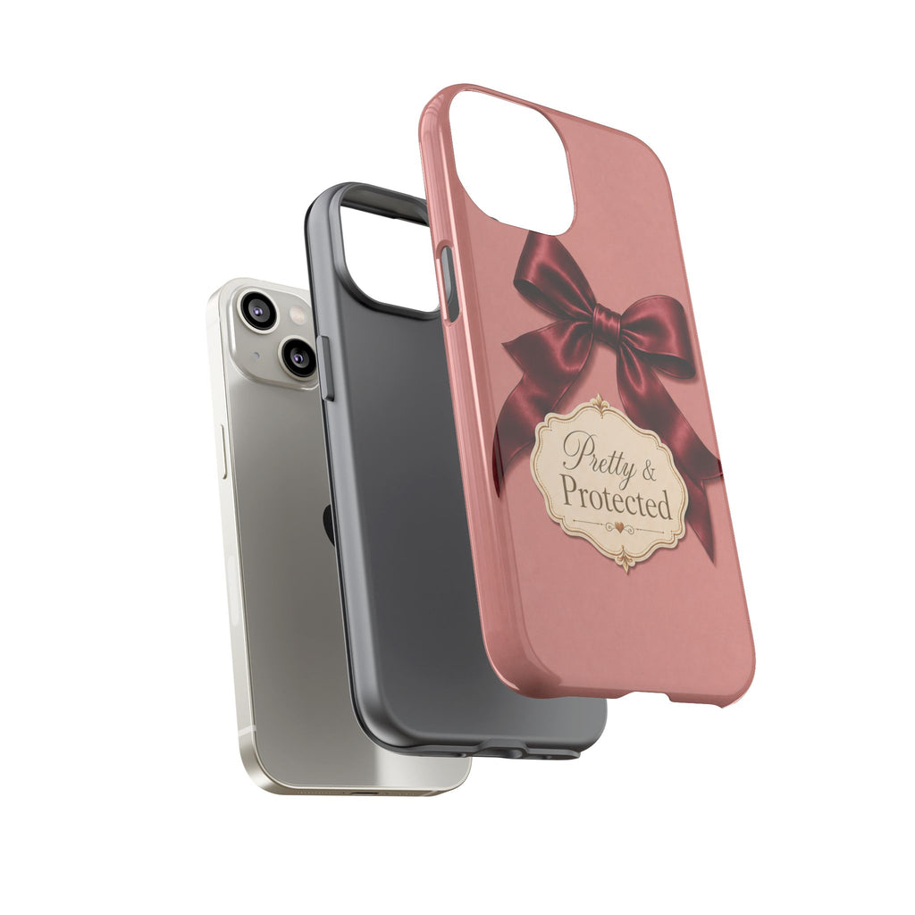 Pretty & Protected Bow Christian Phone Case
