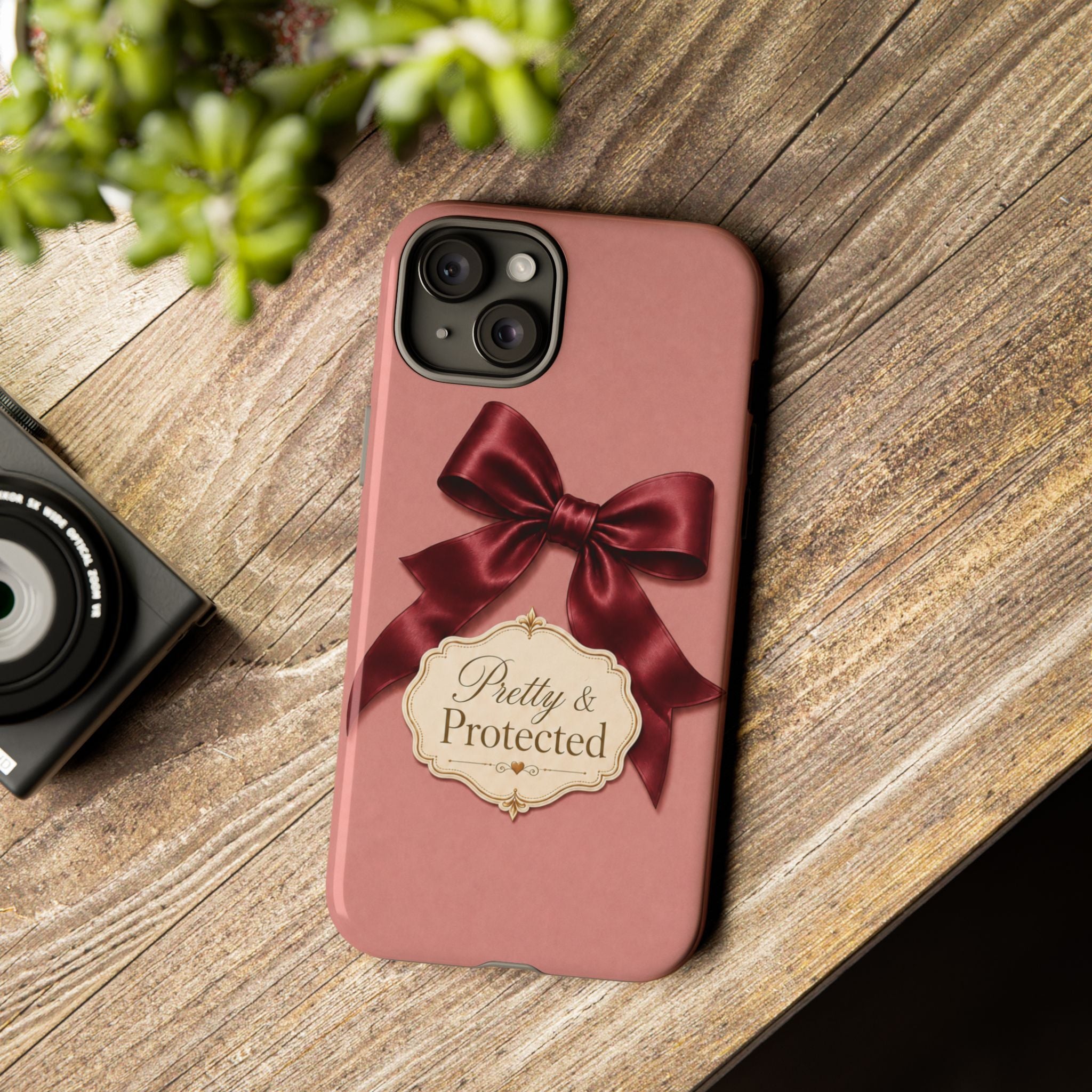 Pretty & Protected Bow Christian Phone Case