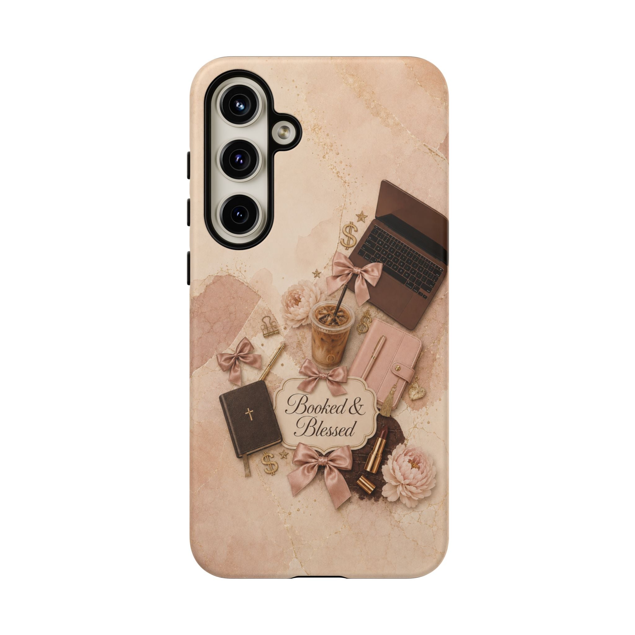 Booked & Blessed Christian Book Lover Phone Case