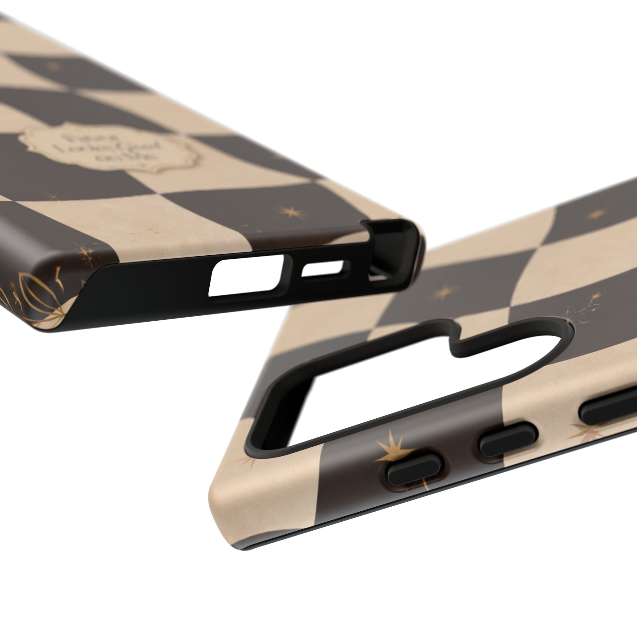 Favor Looks Good on Me Vintage Checkerboard Phone Case
