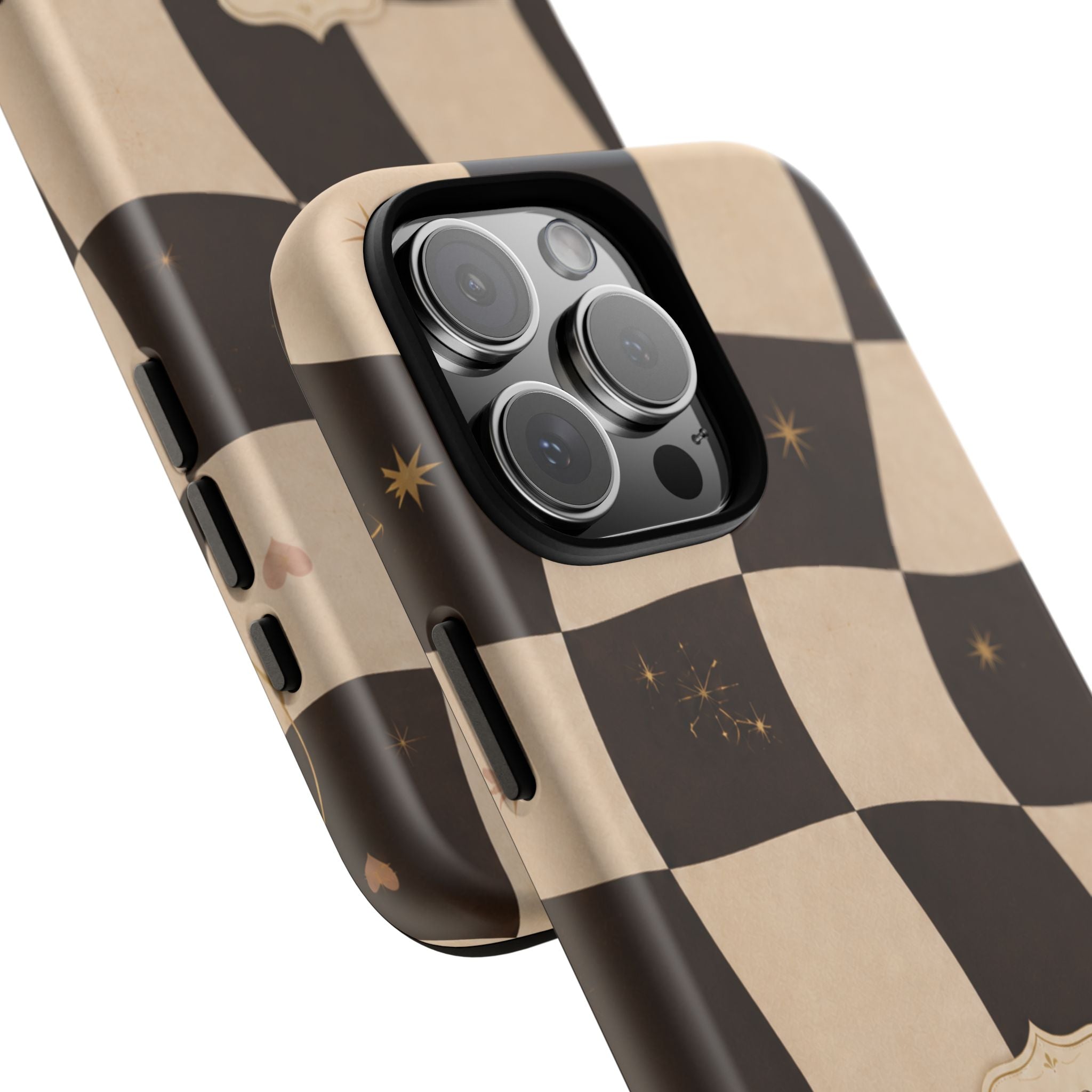 Favor Looks Good on Me Vintage Checkerboard Phone Case