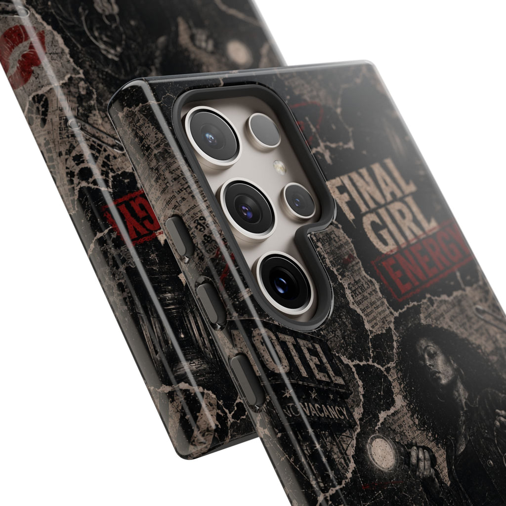 Final Girl Energy Horror Collage Phone Case