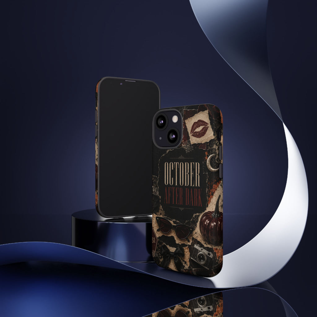 October After Dark Gothic Collage Phone Case