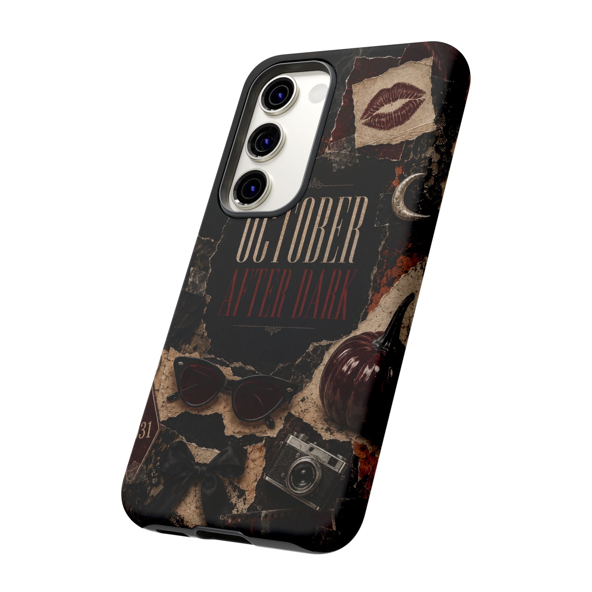 October After Dark Gothic Collage Phone Case