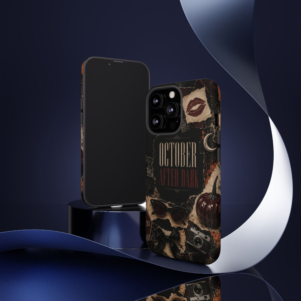 October After Dark Gothic Collage Phone Case