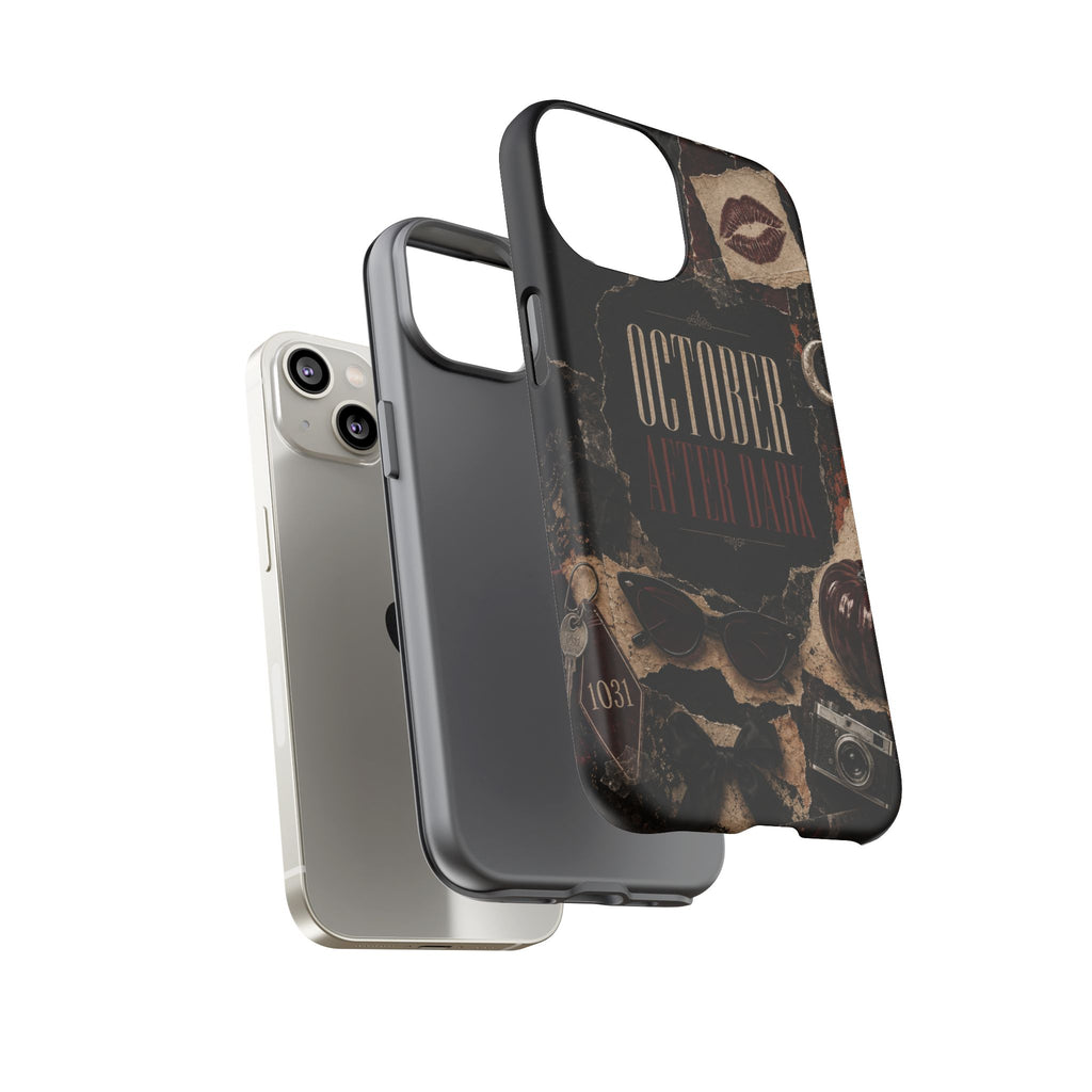 October After Dark Gothic Collage Phone Case