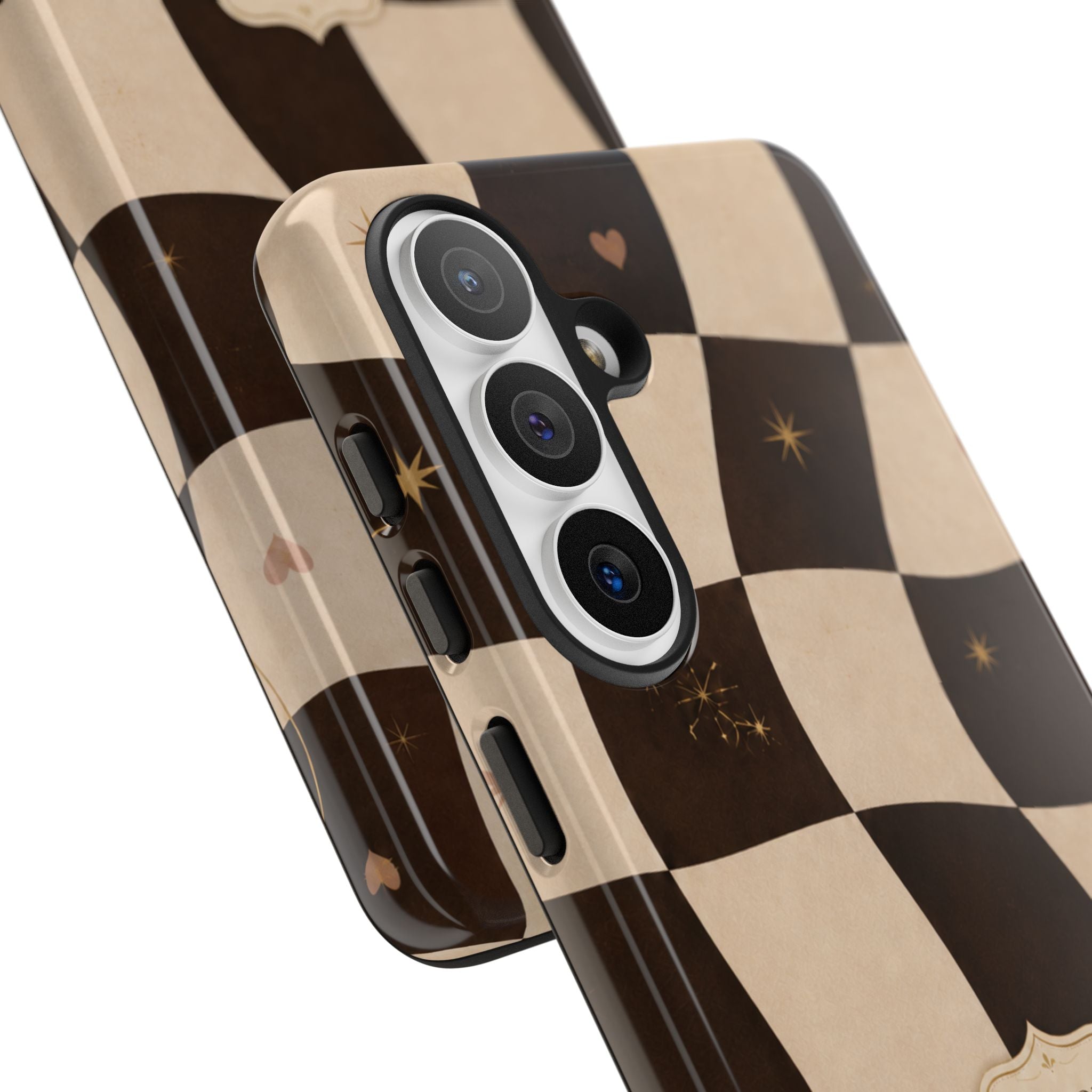 Favor Looks Good on Me Vintage Checkerboard Phone Case