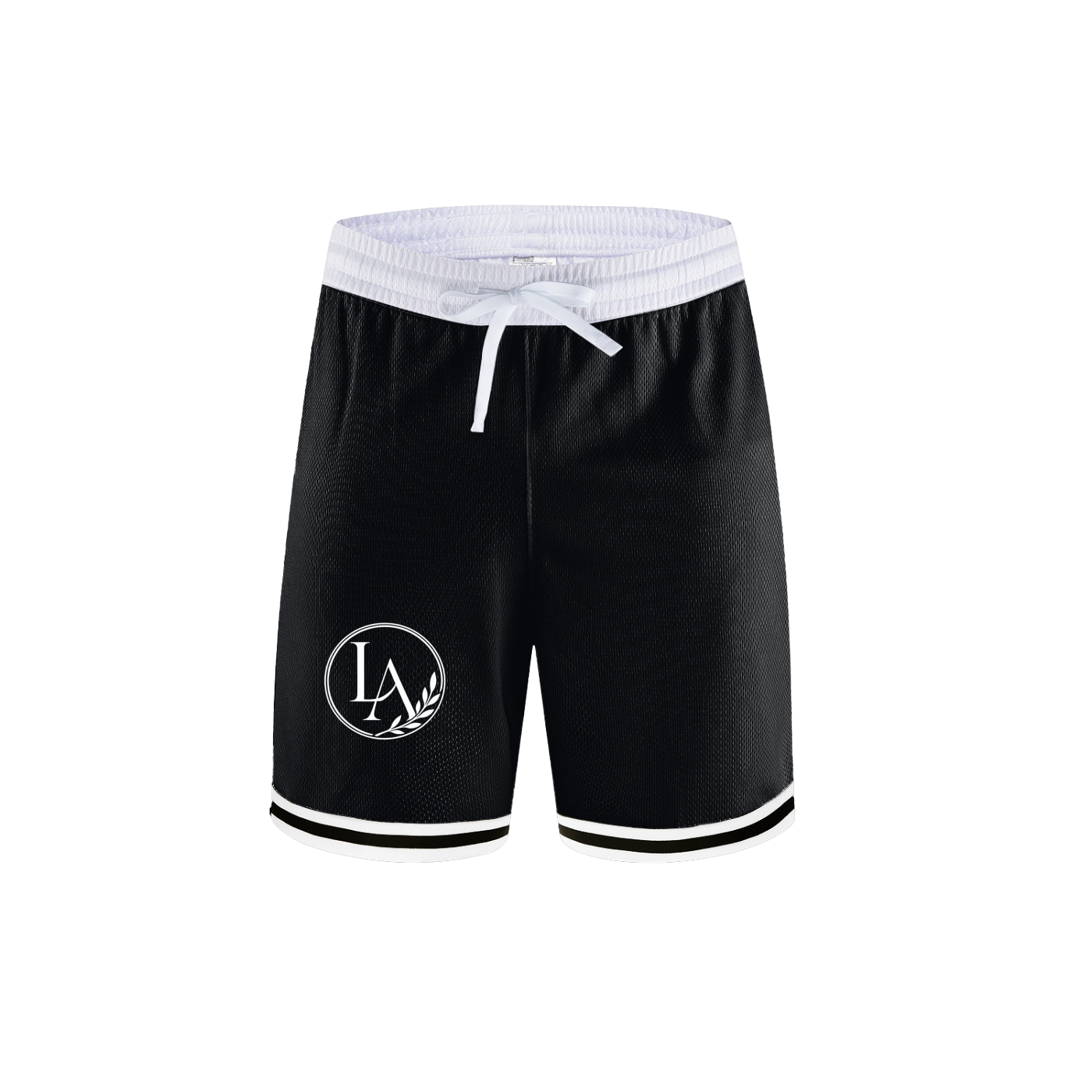 Luxuri Athletics Classic Stripe Trim Basketball Shorts