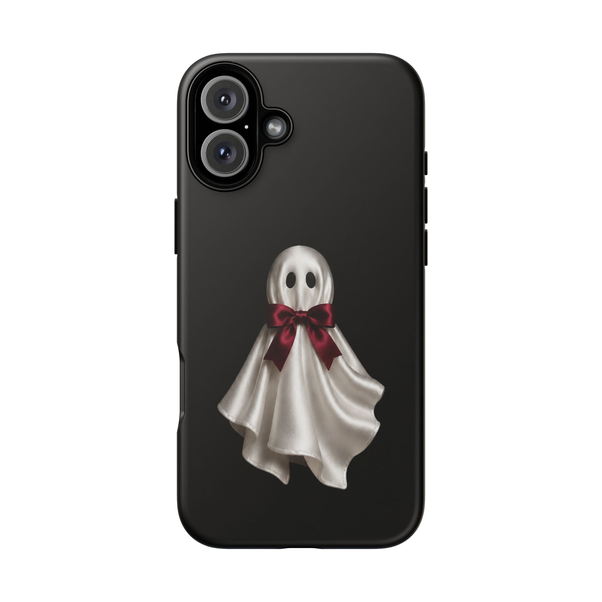 Burgundy Bow Ghost Spooky Phone Case