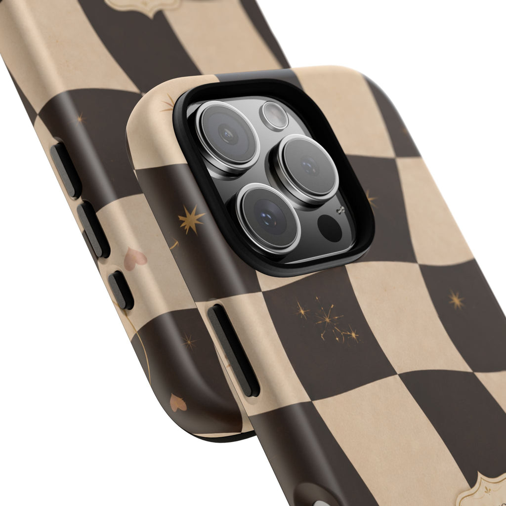 Favor Looks Good on Me Vintage Checkerboard Phone Case