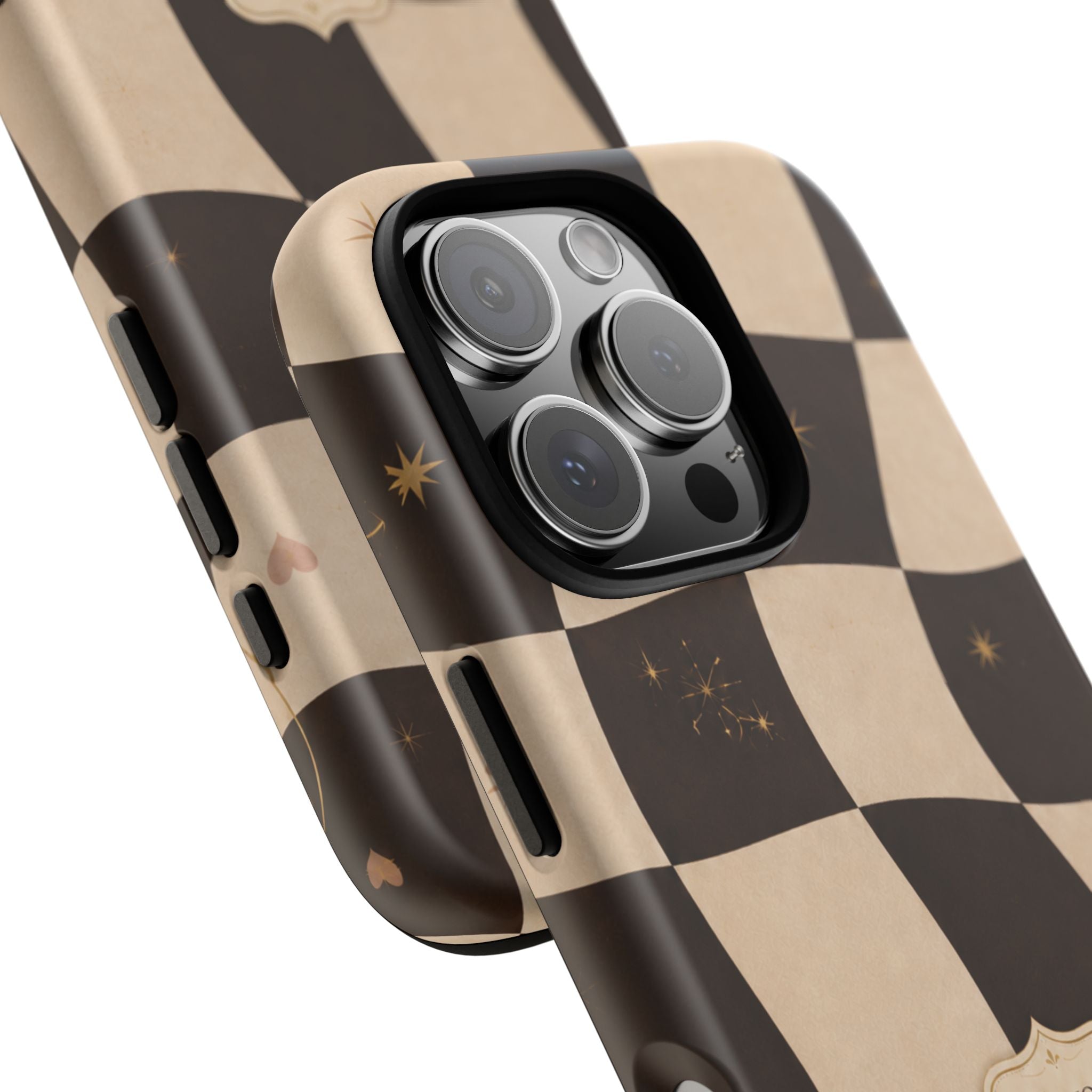 Favor Looks Good on Me Vintage Checkerboard Phone Case