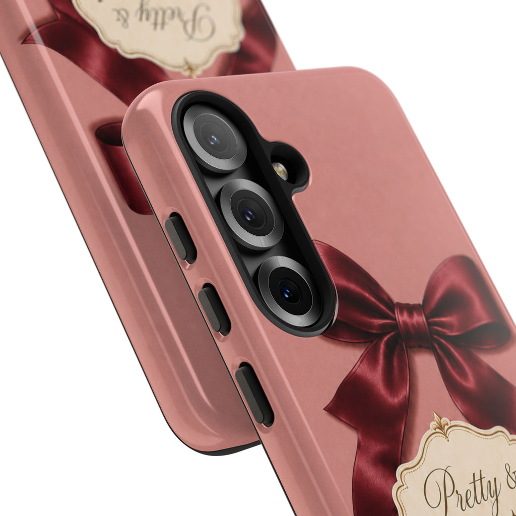 Pretty & Protected Bow Christian Phone Case