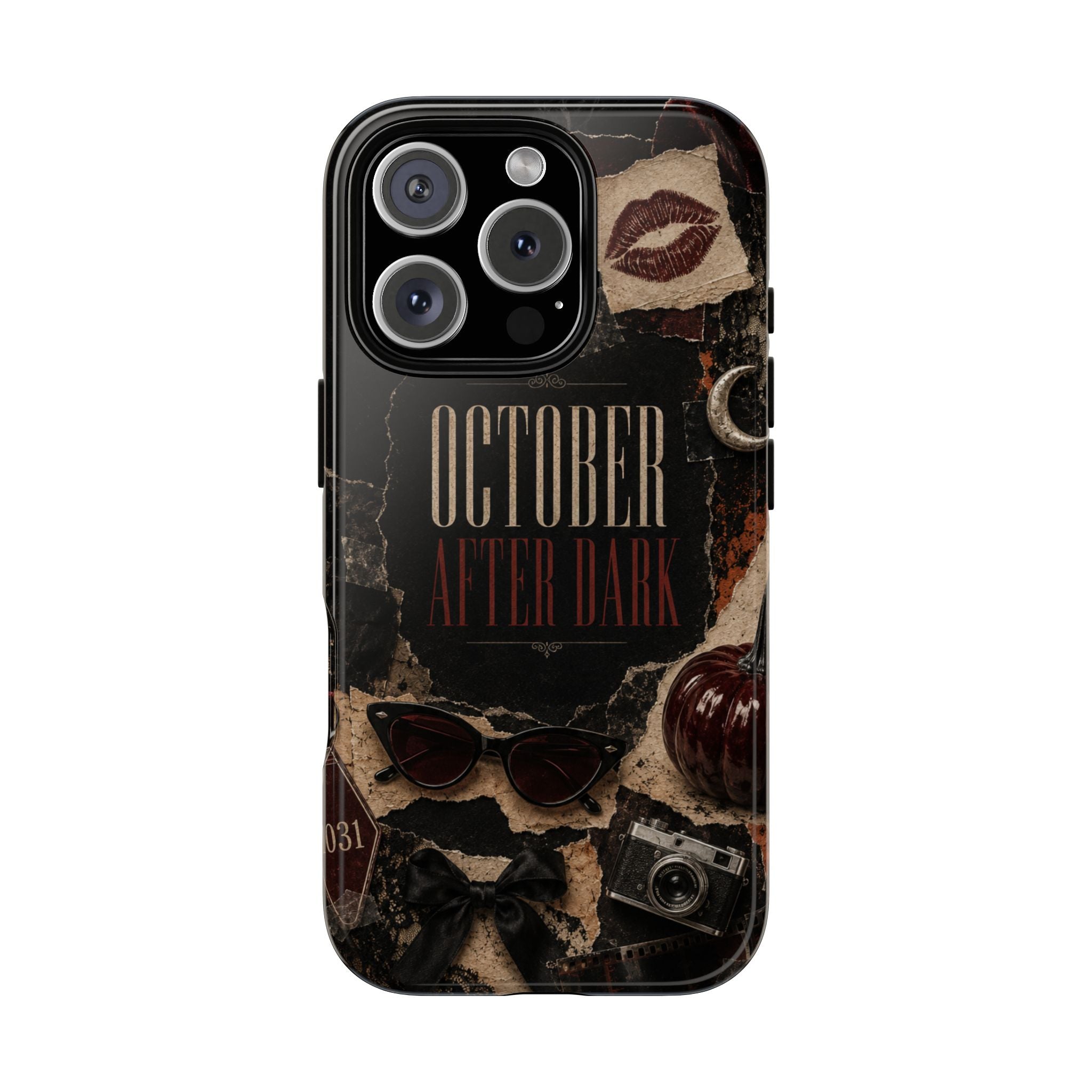October After Dark Gothic Collage Phone Case