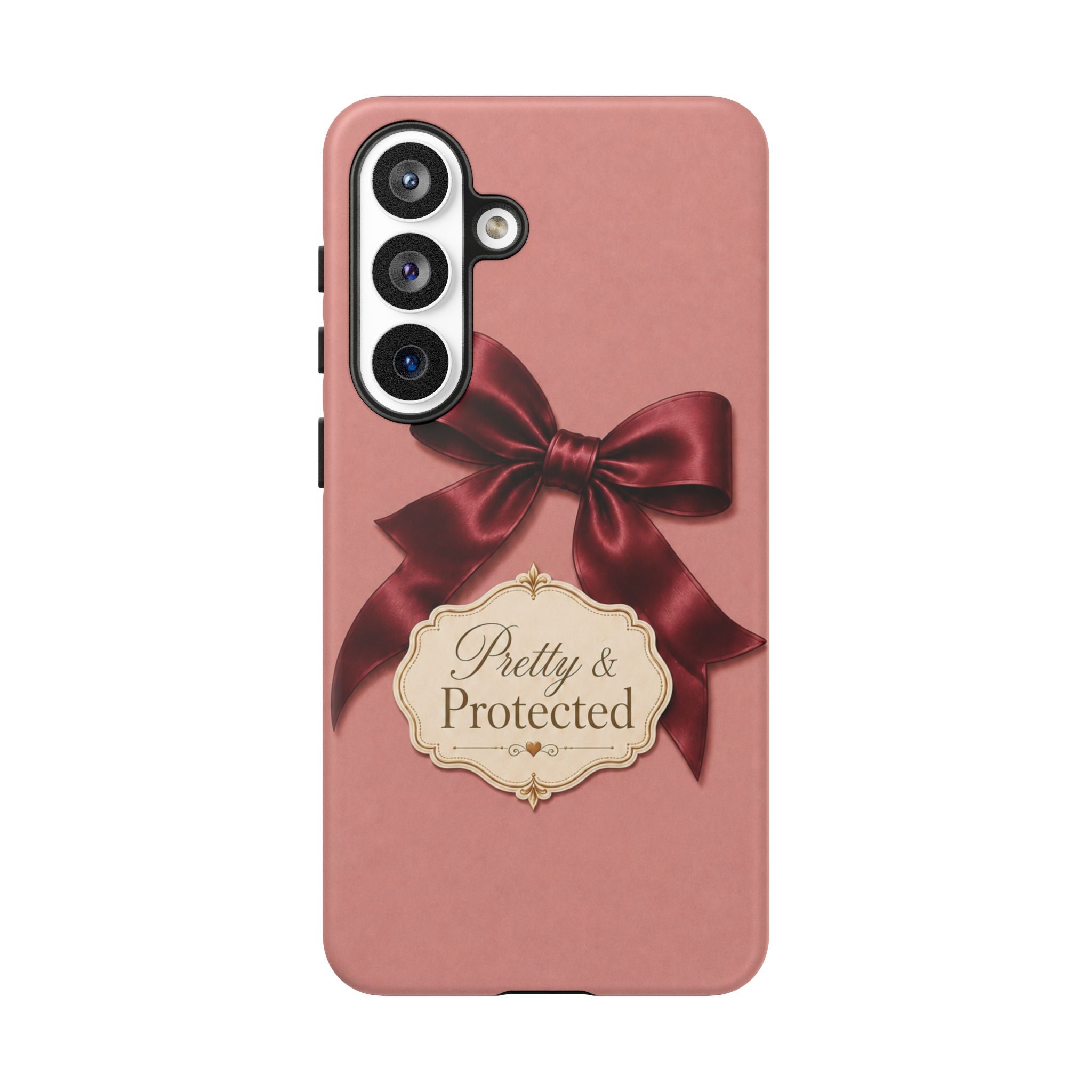 Pretty & Protected Bow Christian Phone Case