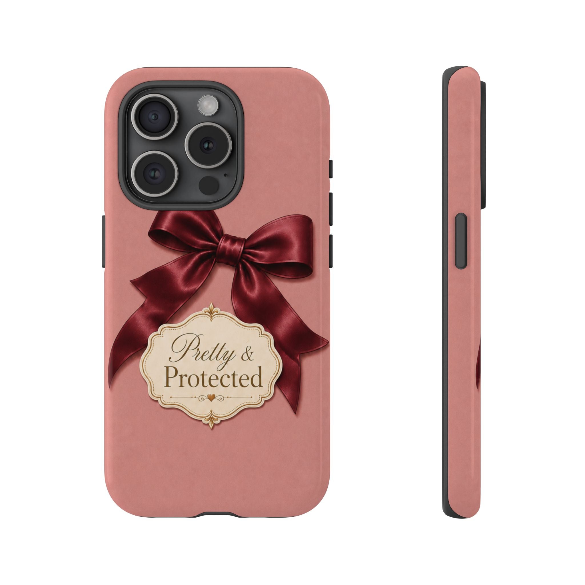 Pretty & Protected Bow Christian Phone Case