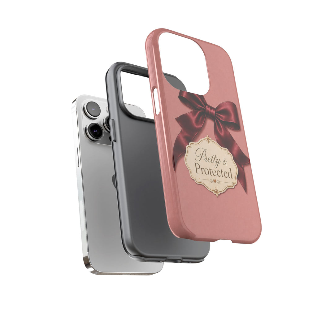 Pretty & Protected Bow Christian Phone Case