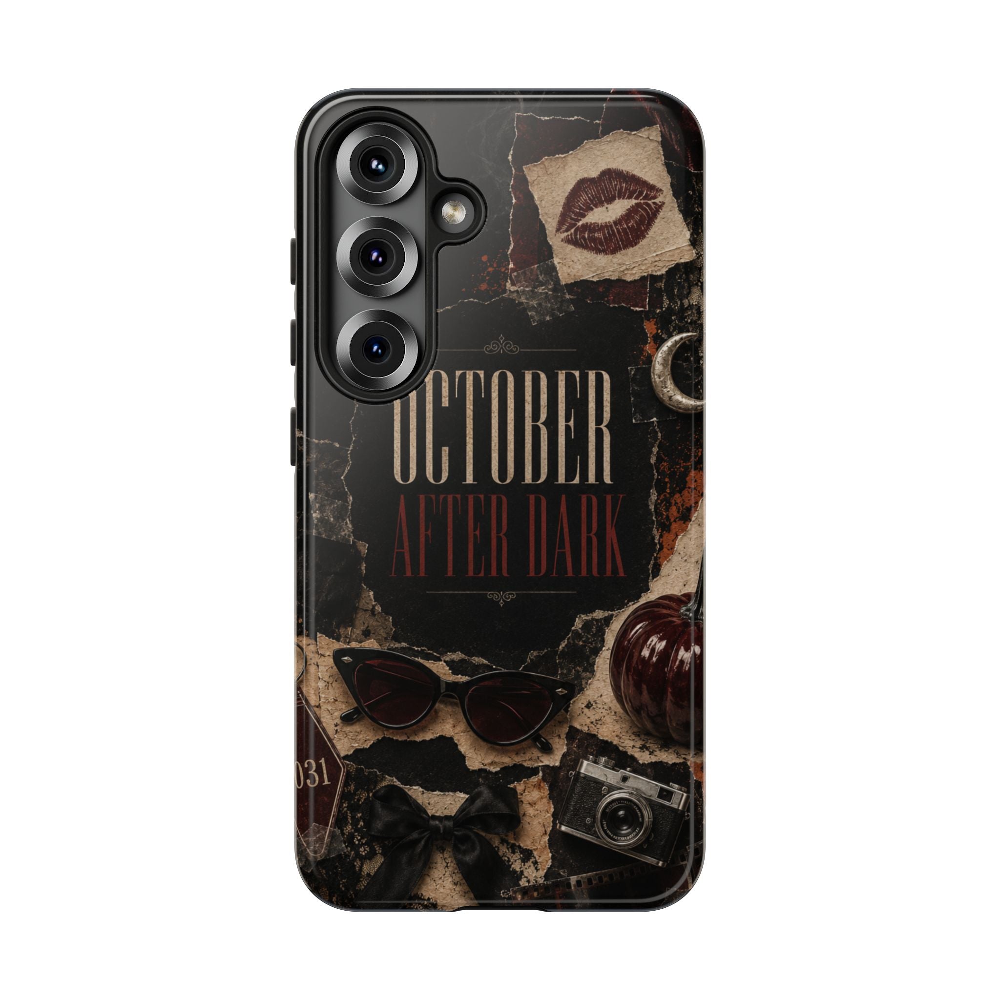 October After Dark Gothic Collage Phone Case