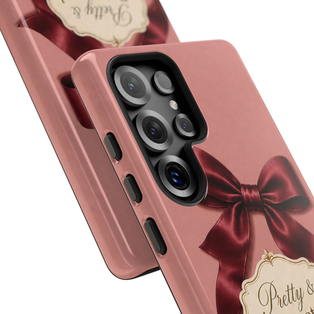 Pretty & Protected Bow Christian Phone Case