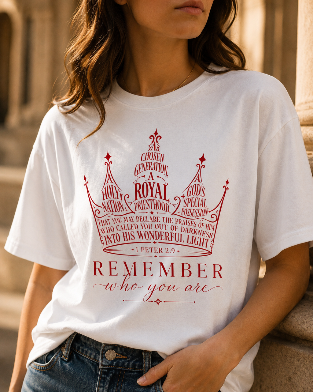 Remember Who You Are Premium Tee (Red)