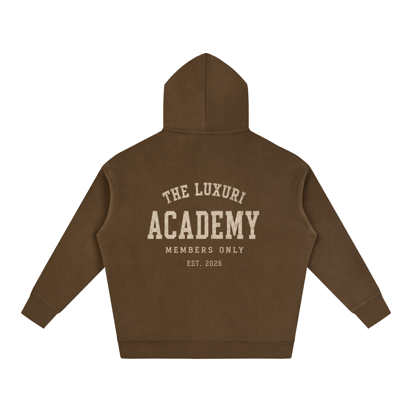 The Luxuri Academy Oversize Fleeced Hoodie