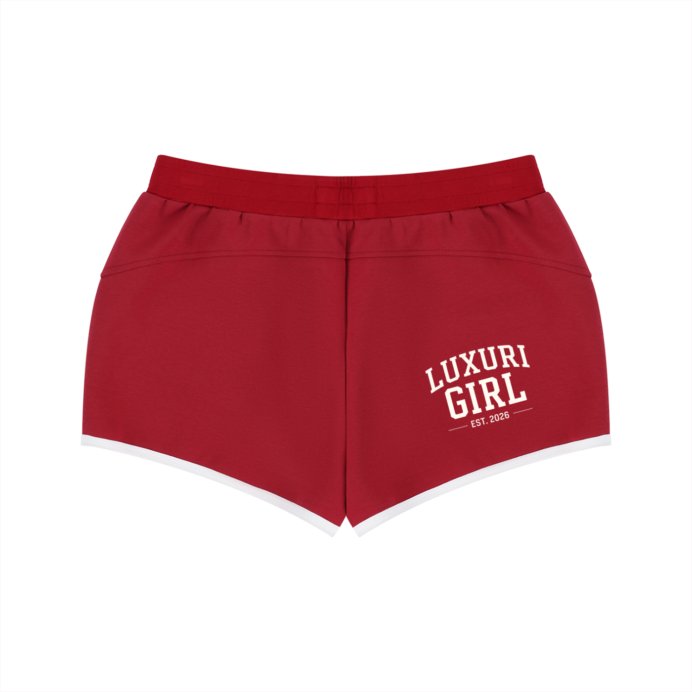 The Luxuri Girl Retro Contrast Binding Shorts