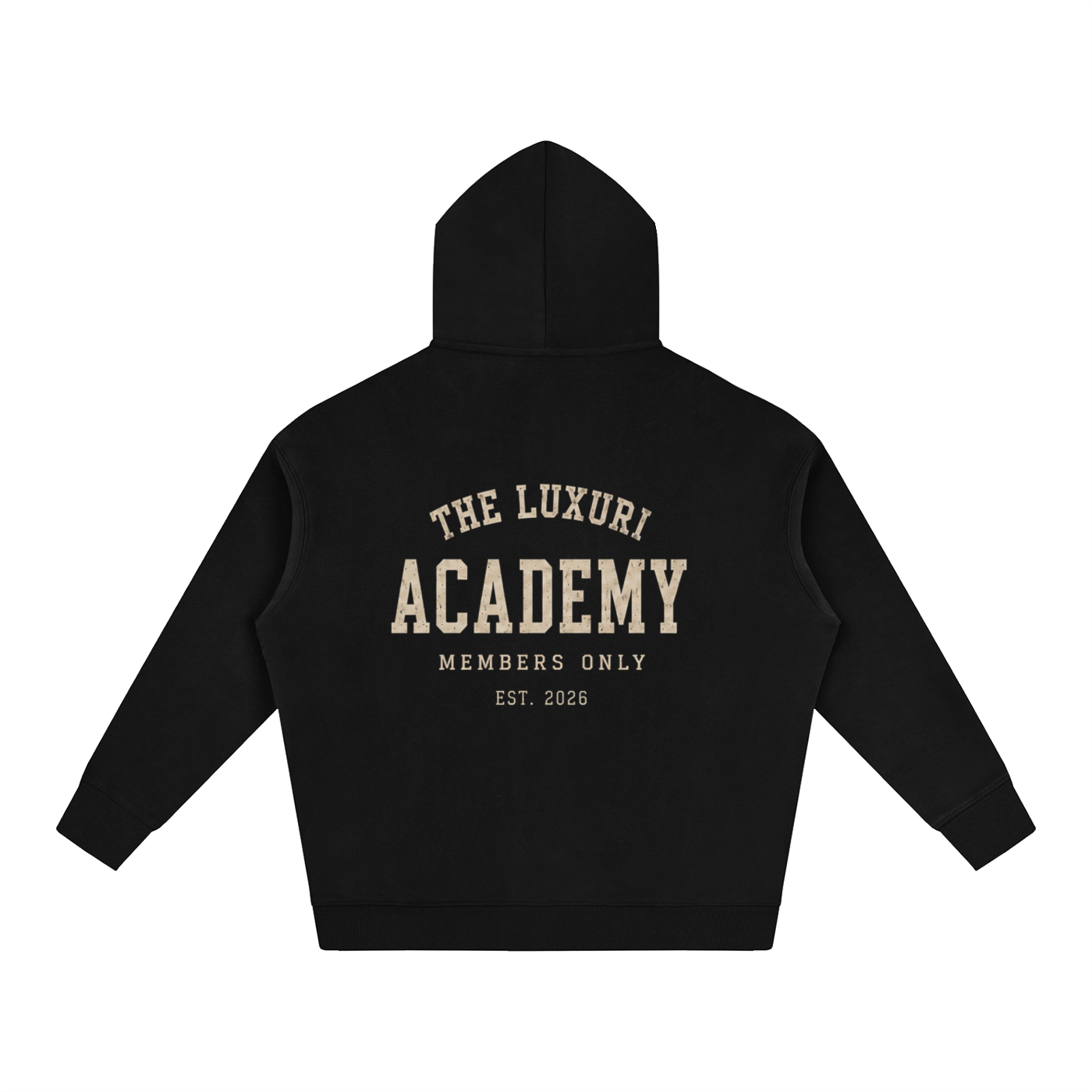 The Luxuri Academy Oversize Fleeced Hoodie