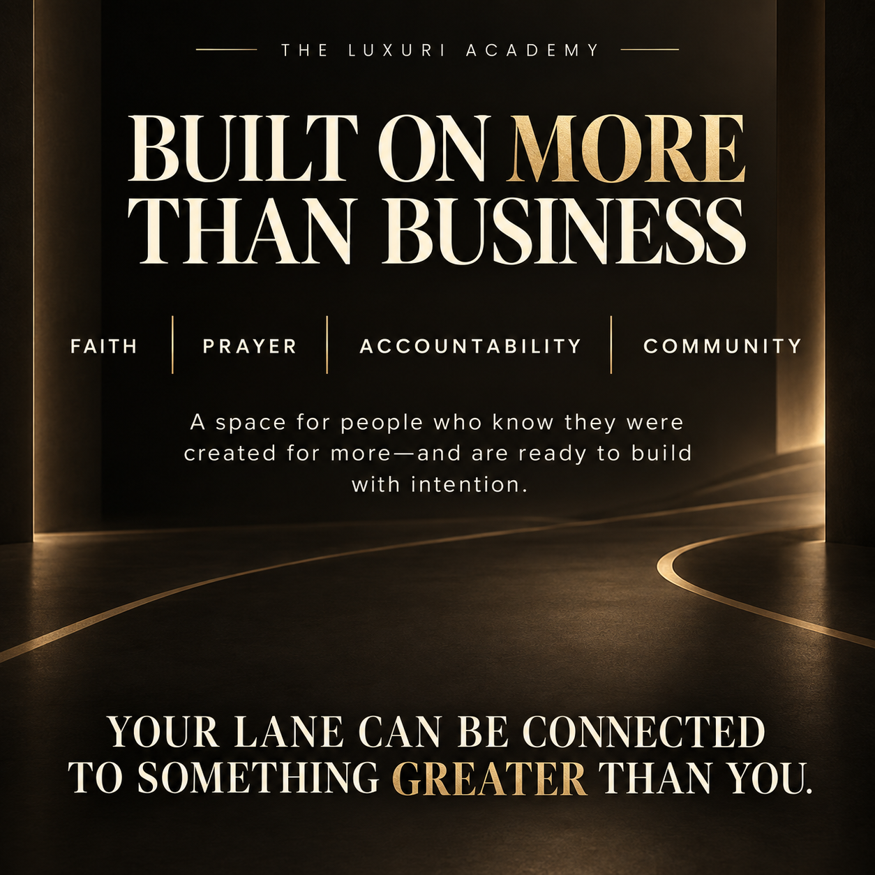 Build Your Lane faith prayer accountability and community