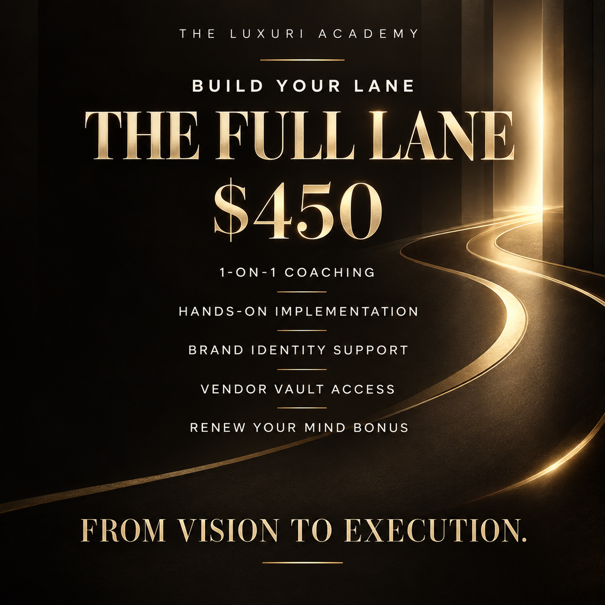 The Full Lane Build Your Lane support level