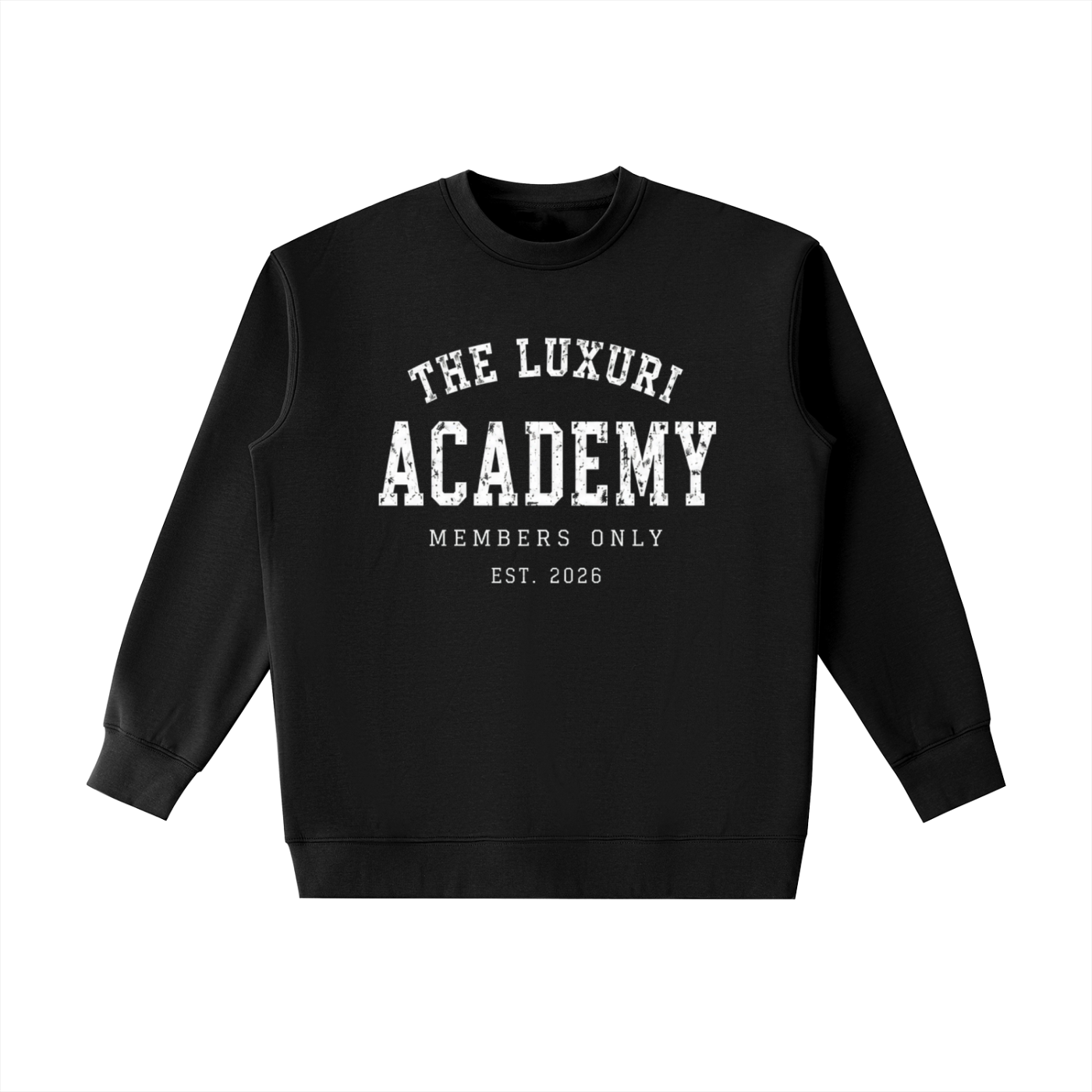 The Luxuri Academy Essential Heavyweight Crewneck Sweatshirt