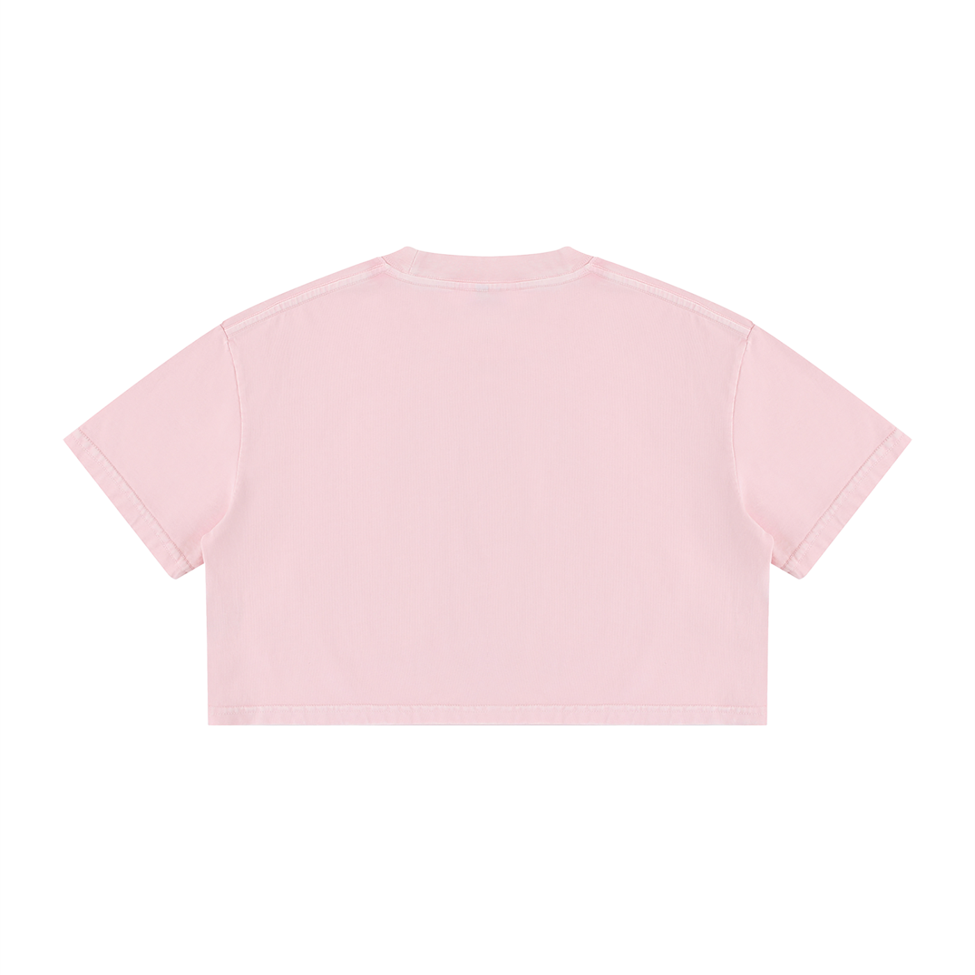 The Luxuri Girl Mineral Wash Cotton Crop T-Shirt