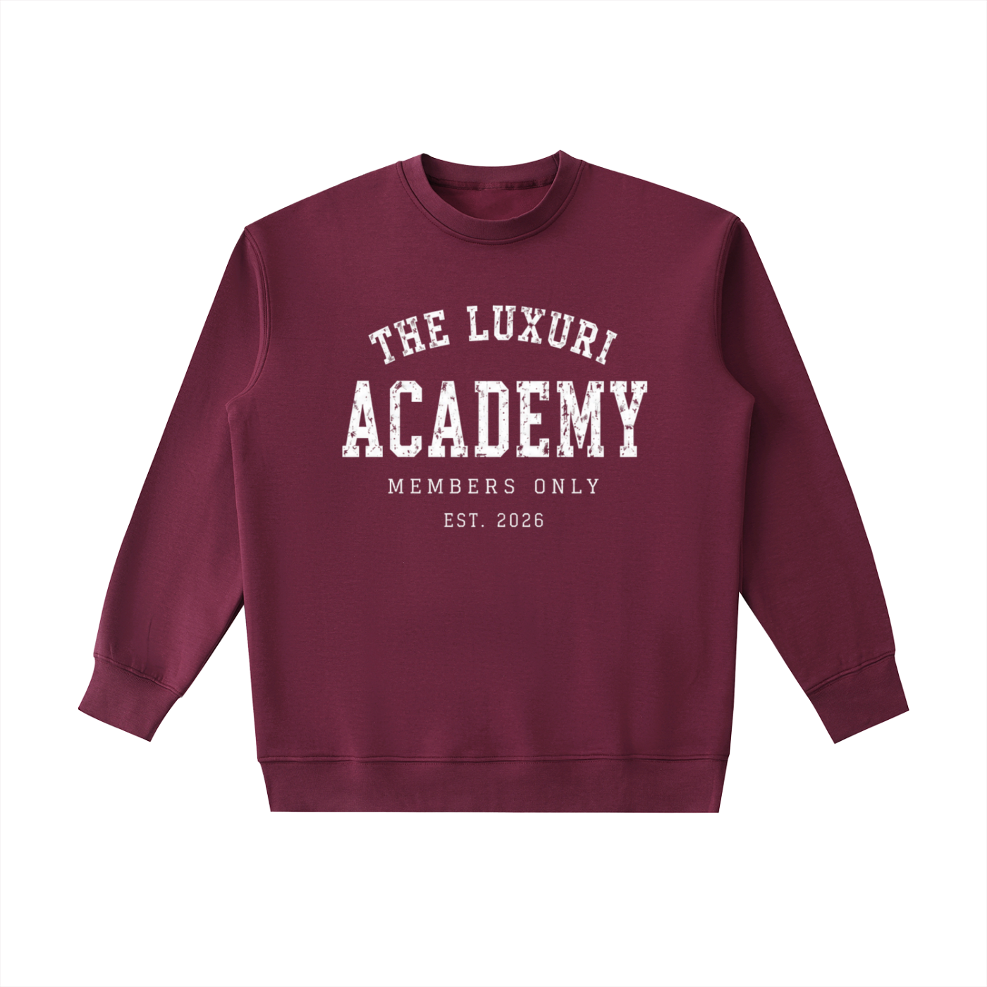 The Luxuri Academy Essential Heavyweight Crewneck Sweatshirt